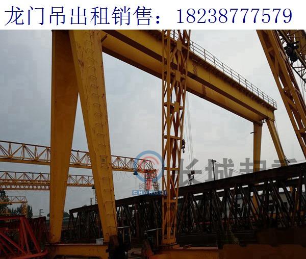 湖北黄石门式起重机厂家 龙门吊主梁运输