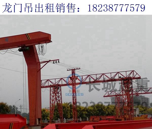 山东青岛厂家分析电动葫芦龙门吊的噪音来源