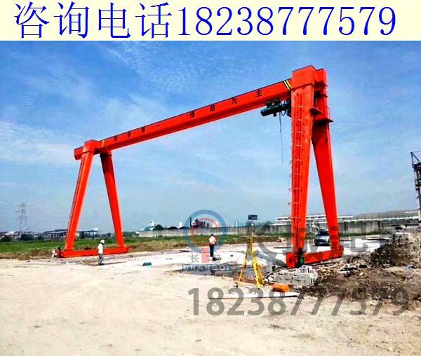 关于湖南湘潭10吨单梁龙门吊的驱动方式有