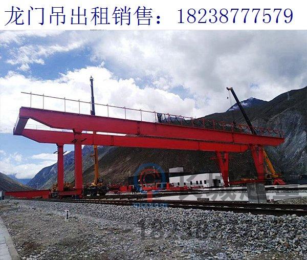 湖北仙桃龙门吊出租在 机械制造行业的应用