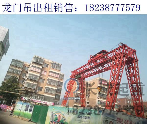 湖南株洲A型龙门吊的操作优势