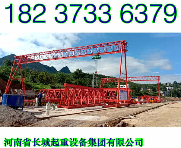 黑龙江牡丹江门式起重机出租轨道的安装